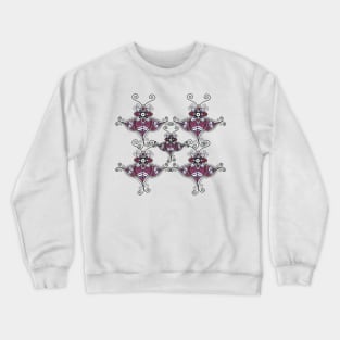 Purple Bugs Crewneck Sweatshirt